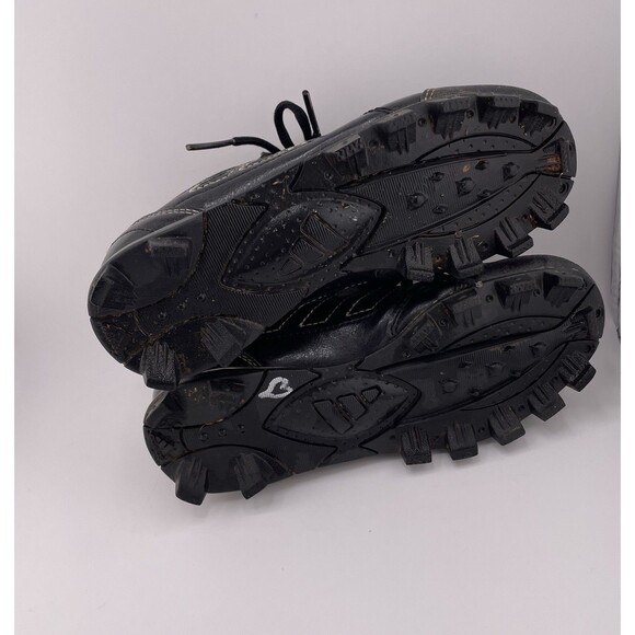 Adidas Baseball Cleats Youth Size 1 Black Change Up MD 2 K Color Inserts - Picture 5 of 9